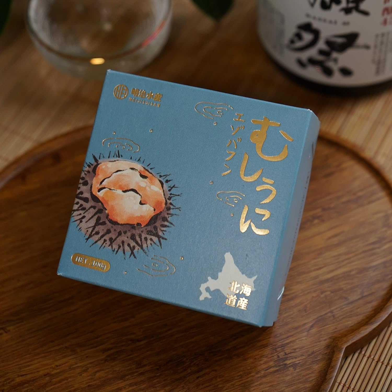 【北海道産】むしうに 缶詰 100g 明治水産 (エゾバフン)